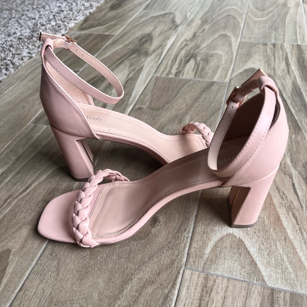Pink rope strap Heels